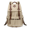 2022 Newest England Style Canvas Black Vintage Retro College School Backpack Bag for Men Women